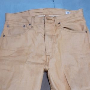 501 Levi's mustard color